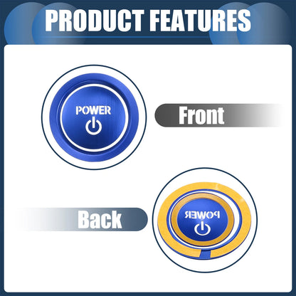 Car Engine Start Stop Button Cover Trim for Toyota