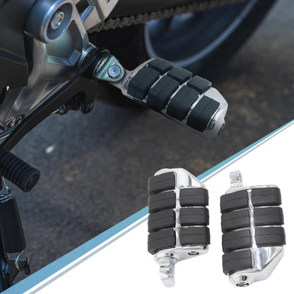 Pair 10mm Aluminum Footrest Footpeg Foot Rest Peg for Motorcycle