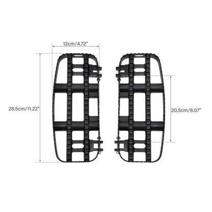 Black Driver Floorboards for Harley Touring Street Glide (2014-2024)