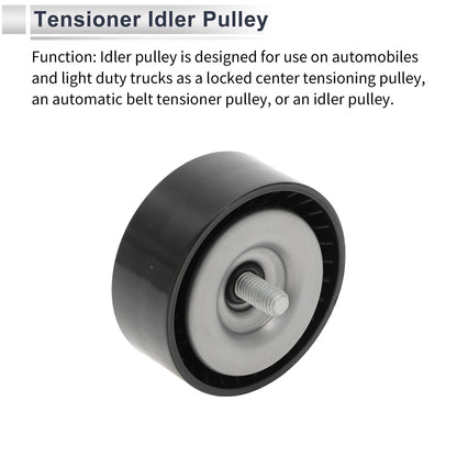 Drive Belt Idler Pulley for Ford Mondeo (2010-2020) - Black 1 Pc