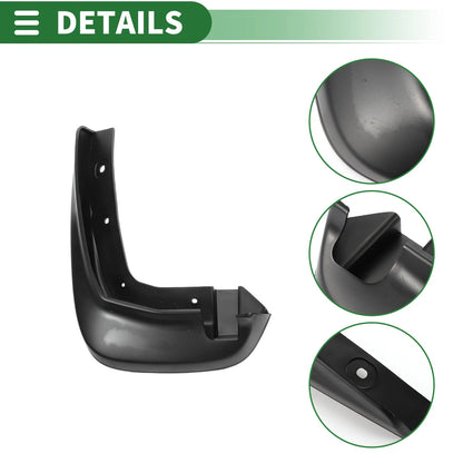 Mud Flaps Splash Guards  Front & Rear for Honda Crosstour (2009-2013)