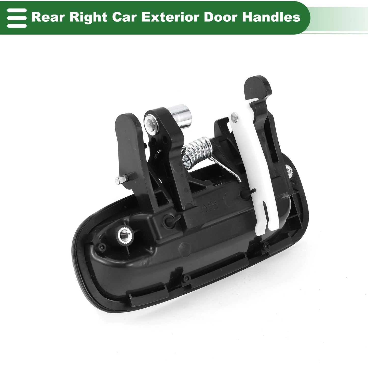 Rear Right Exterior Door Handle for Toyota Corolla (1998-2002) Black