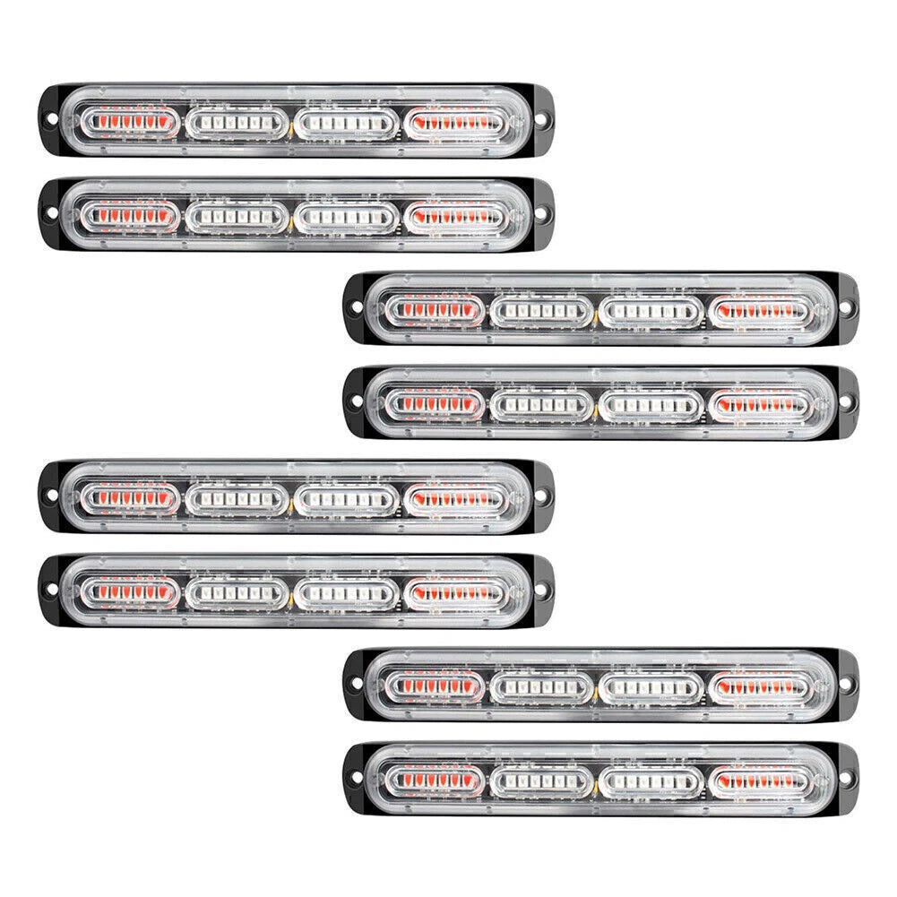 4 LED Strobe Lights Emergency Flashing Beacons for Cars