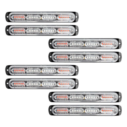 4 LED Strobe Lights Emergency Flashing Beacons for Cars