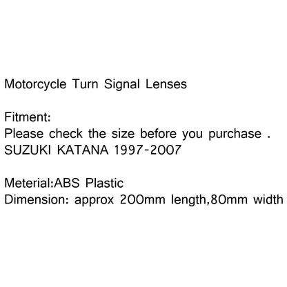 Turn Signal Light Lenses for Suzuki Katana GSX750F GSX600F (1998-2006)