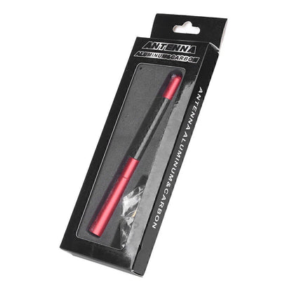 Red Carbon Fiber FM AM Radio Aerial Antenna for Universal Car (No Year)