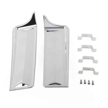 Chrome Rear Fender Saddlebag Filler Panels for Harley Touring Electra Glide (2009-2023)