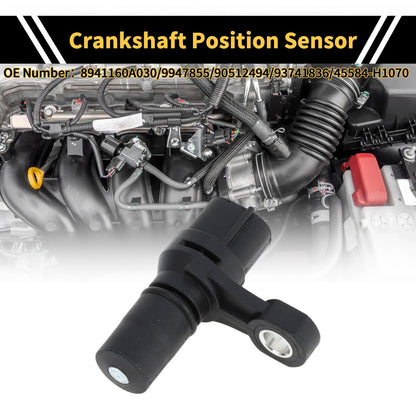 Crankshaft Position Sensor for KIA Sedona 2.5 V6 (1999-2001) 1 Pc Black