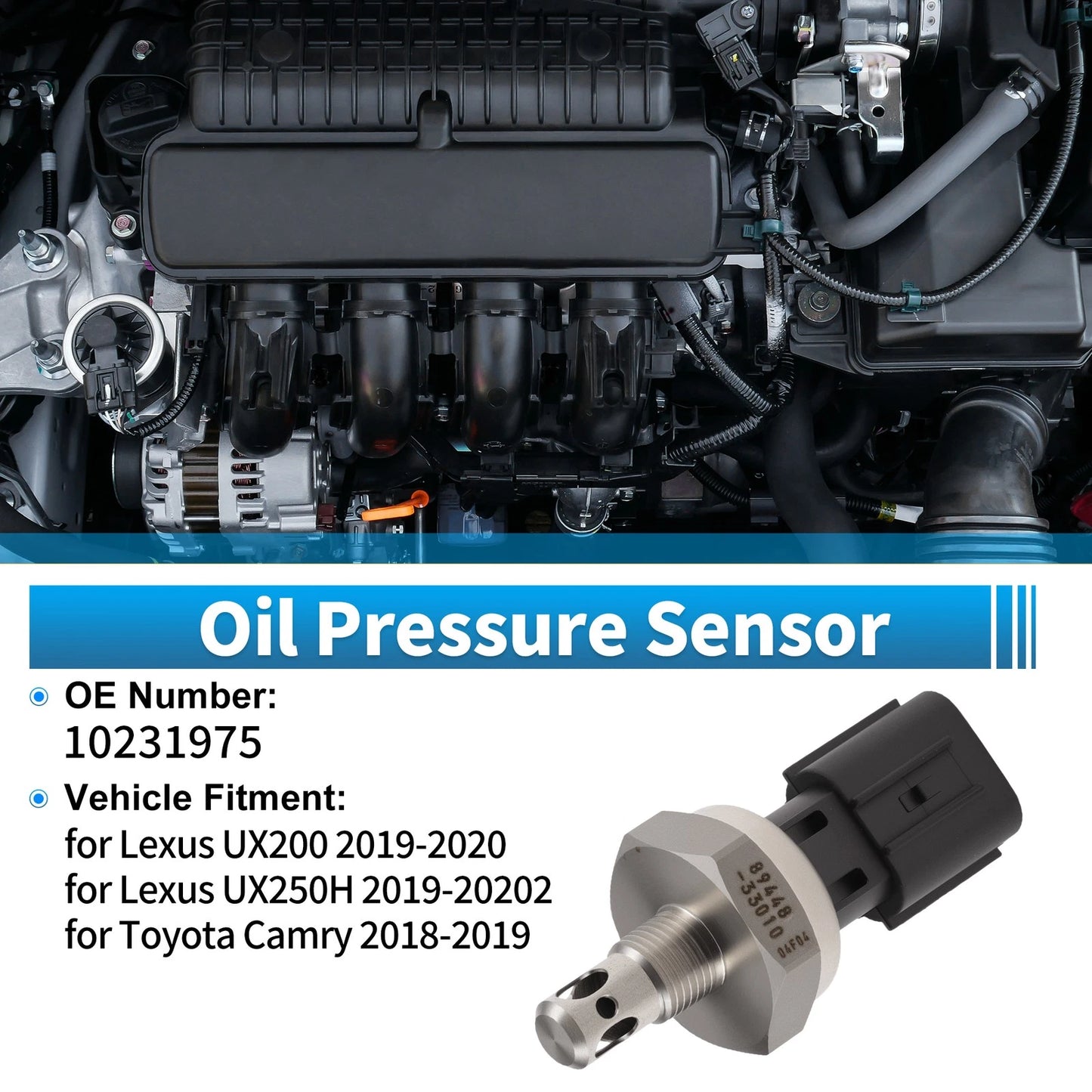 1 x Engine Oil Pressure Sensor for Lexus UX200 (2019–2020)