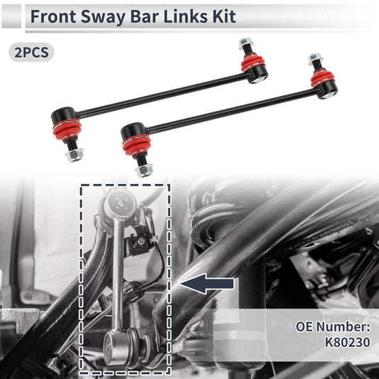 Front Stabilizer Bar Links 2 x for PONTIAC VIBE (2003–2010)