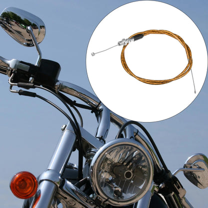 120cm Gold Tone Throttle Cable Wire for ATV Quad