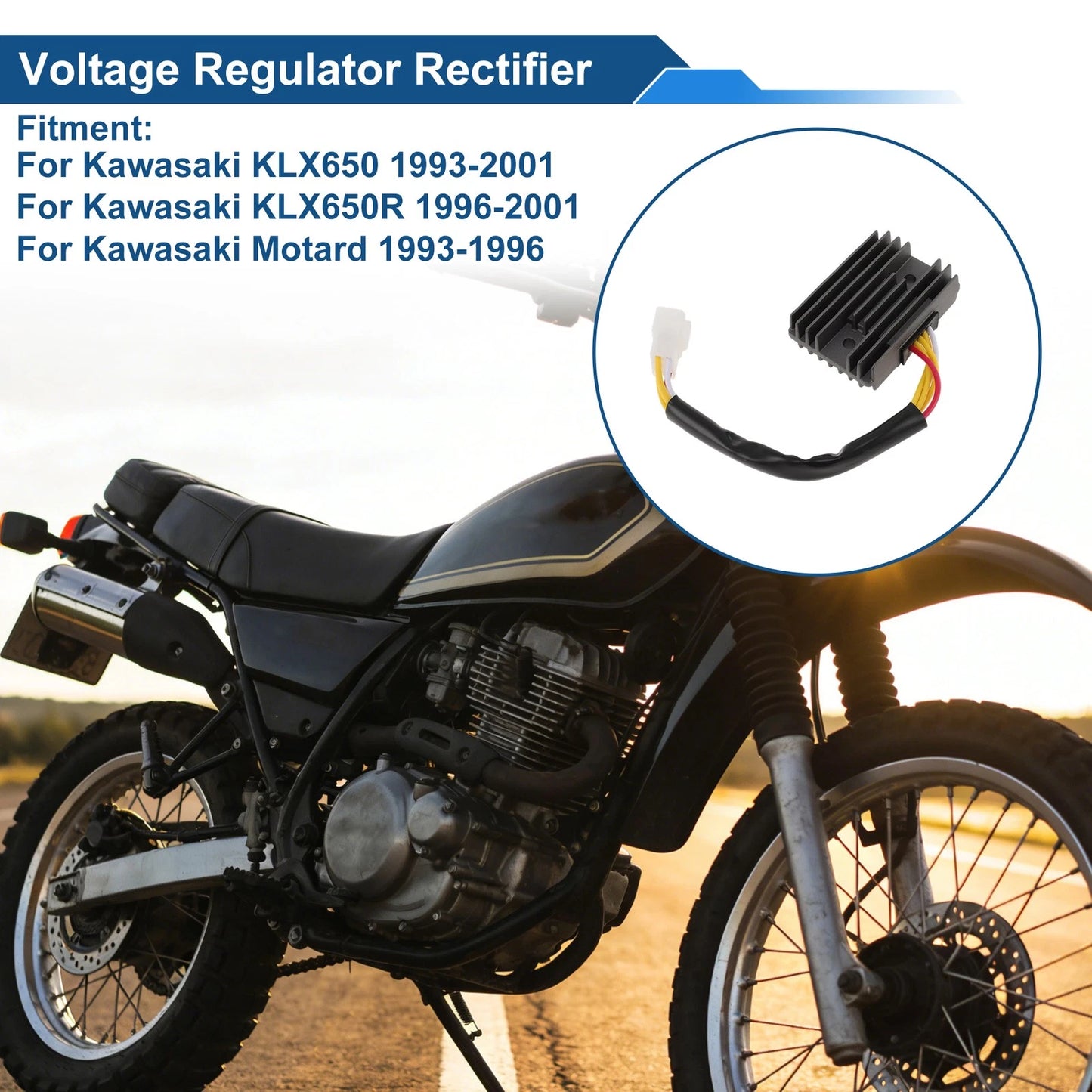 Voltage Regulator Rectifier for Kawasaki KLX650 (1993–2001)