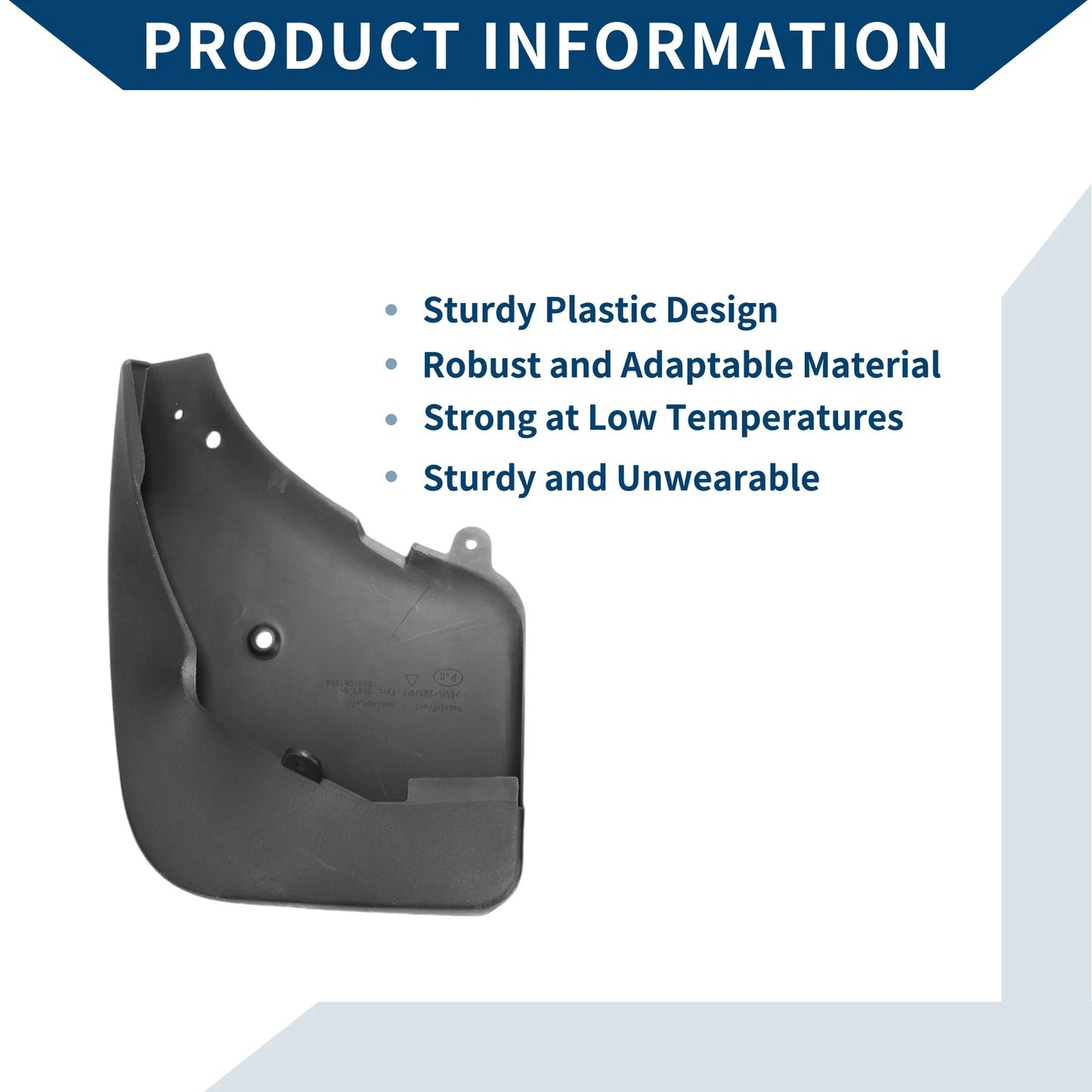 Mud Flaps Splash Guards 1 Set for Peugeot 3008 (2008-2015)