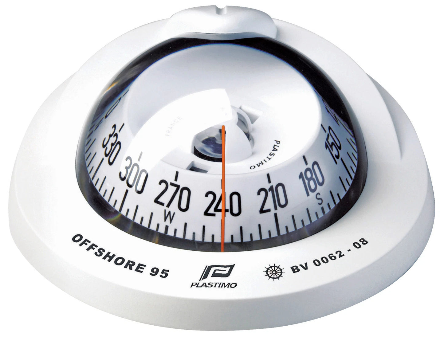 Boat Compass Plastimo Offshore 95 Flush Mount LED Backlight White