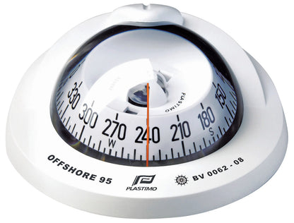 Boat Compass Plastimo Offshore 95 Flush Mount LED Backlight White