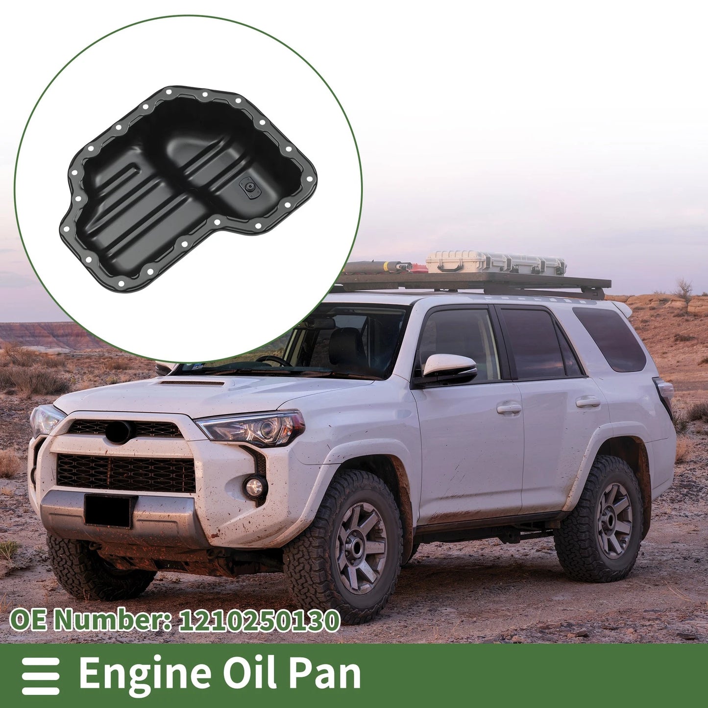 1x Engine Oil Pan for Toyota 4Runner V8 4.7L (2003–2009)