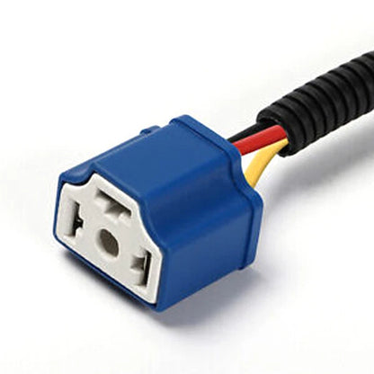 H13 to H4 Headlight Bulb Connector Harness Adapter Wire for Car