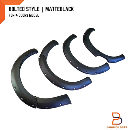 6" Matte Black Fender Flares for Isuzu D-Max DMAX Ute (2020-2023)