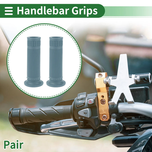 7/8" 22mm / Hand Grips Cover TPU Gray Blue for Motorcycle
