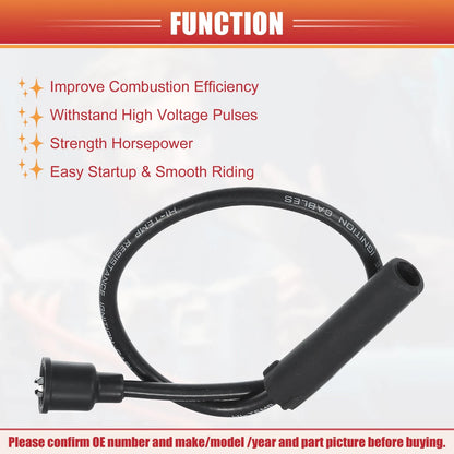 5 x Spark Plug Wire Ignition Coil Cables for Toyota Celica Pickup (1990-1999)