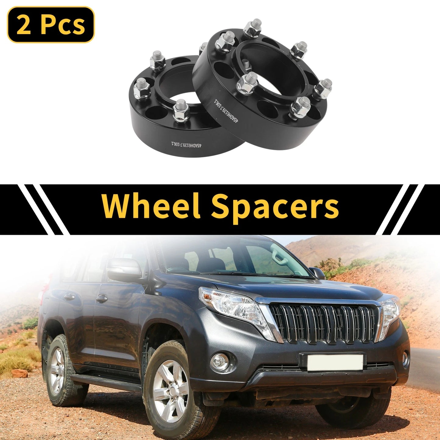6x139.7mm Wheel Spacers for Toyota Land Cruiser (1980-1997)