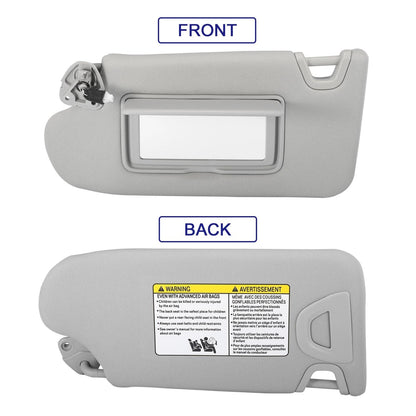 Left Side Sun Visor w/ Light Mirror for Nissan Altima (2013-2018)