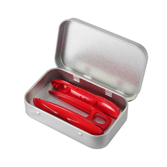 1x Red Painted Key Cover Fob Shell for Porsche Panamera Cayenne Taycan
