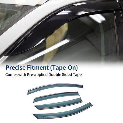 Car Window Deflectors for Ford Fusion Side Window Vent Visors (2013-2020)