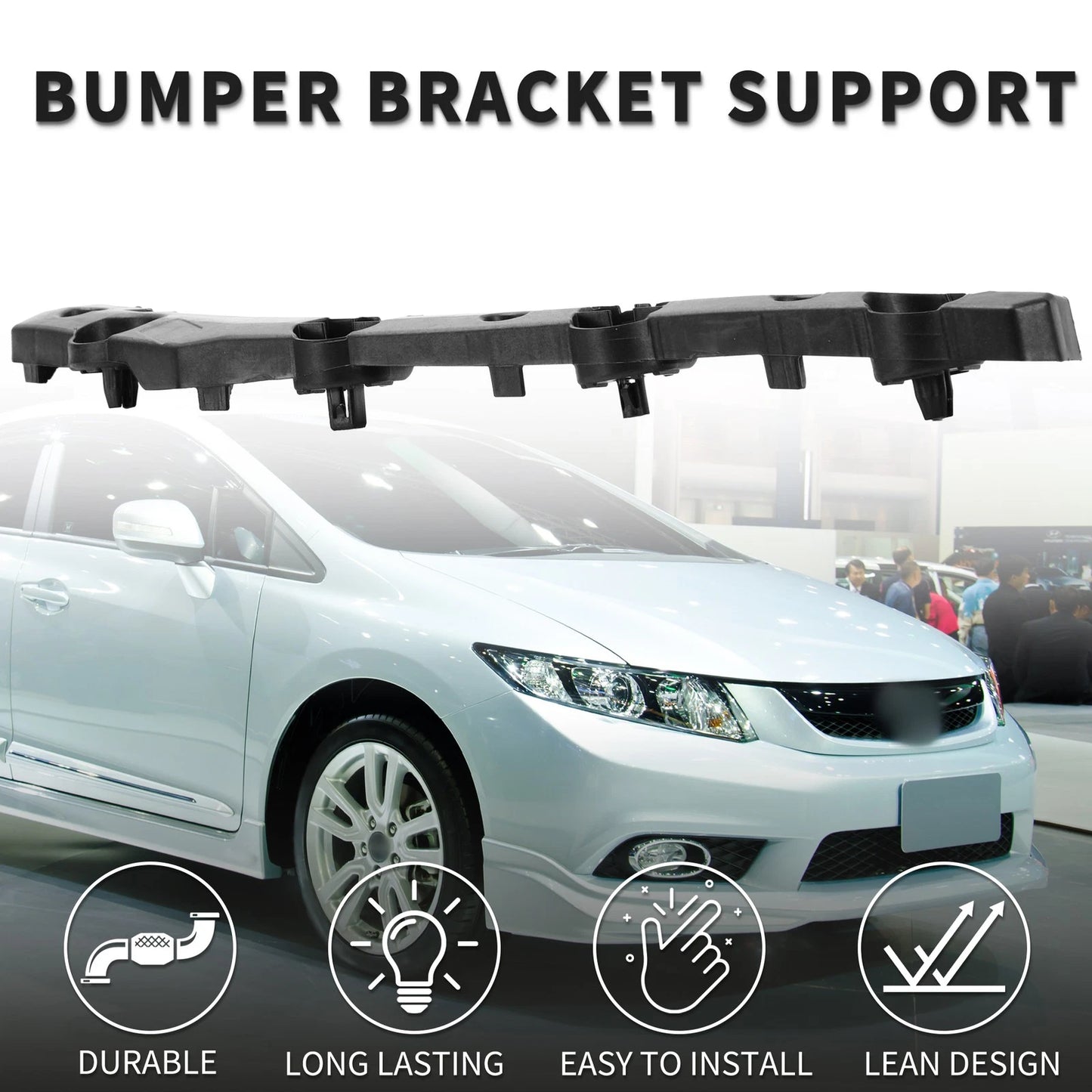 Left Rear Bumper Retainer Bracket for Nissan Versa (2020-2022)