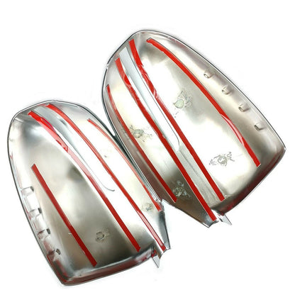 Chrome Side Wing Rearview Mirror Covers for Kia K5 Optima (2021-2023)