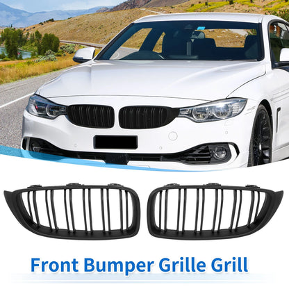 Matte Black Kidney Grille for BMW F32 2013-2018 4 Door