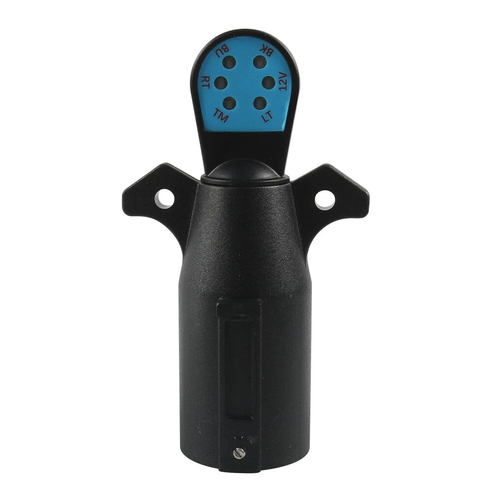 7-Way Blade Trailer Light Wiring Circuit Tester Adapter for RV