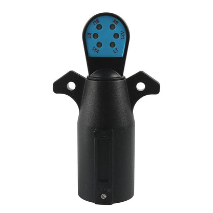 7-Way Blade Trailer Light Wiring Circuit Tester Adapter for RV
