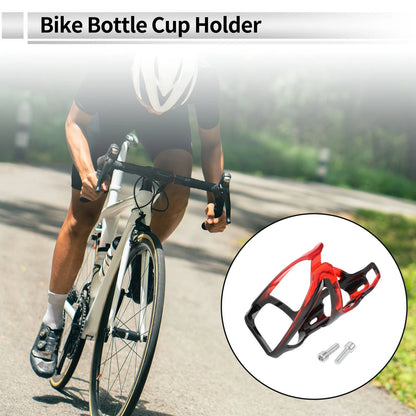 Cup Holder Black Red Plastic Universal for Motorcycle Bicycle