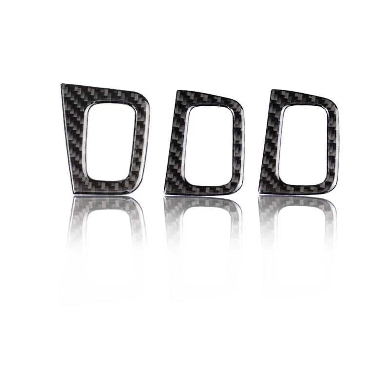 Carbon Fiber Window Switch Buttons Cover Trim Fit For Benz C GLC Class 2015-2018