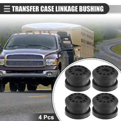 4 x Transfer Case Linkage Bushing Rubber Black for Dodge Ram
