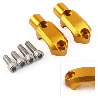 Gold Master Cylinder Mirror Clamp Mount Bracket for BMW F900XR (2019-2021)