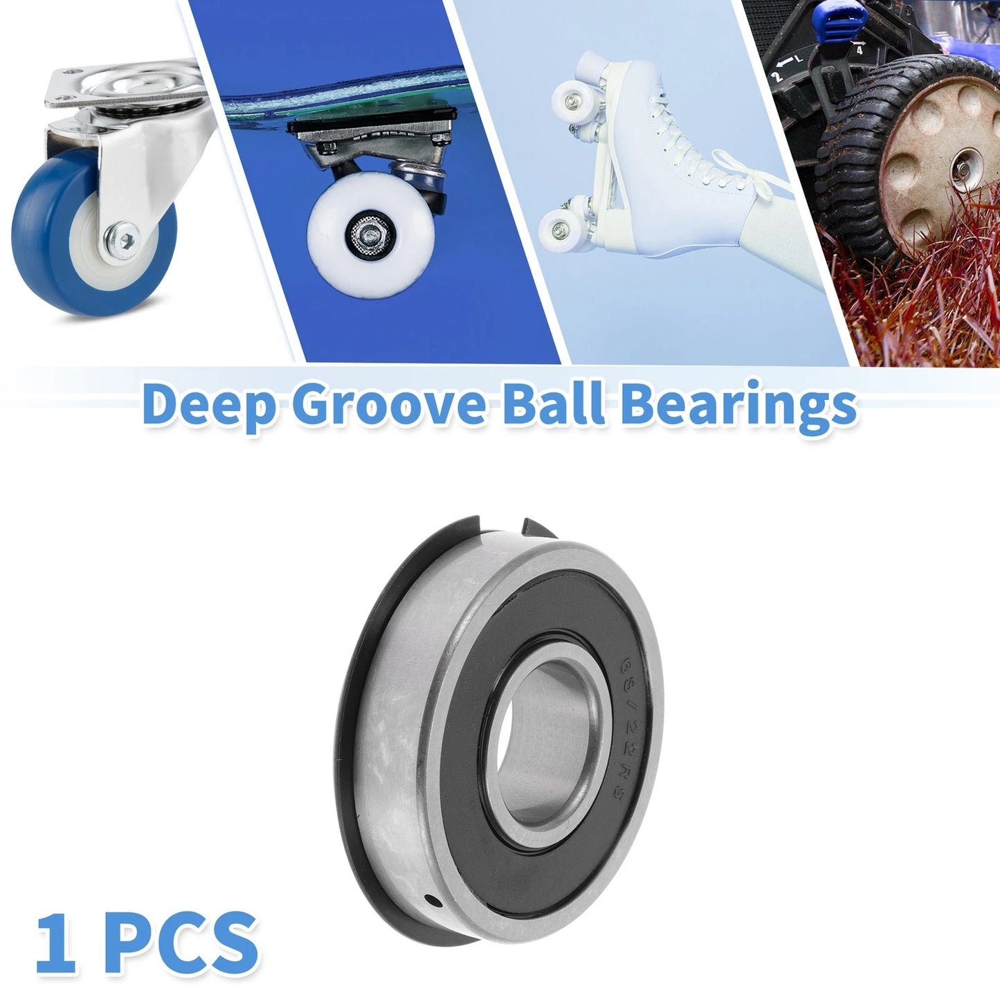22x56x16mm Deep Groove Ball Bearings 1Pc Scooter Skateboard Wheel