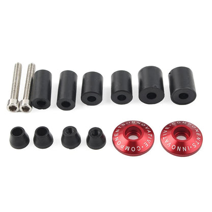 CNC 7/8'' Motorcycle Handlebar Grips & End Cap Plugs for Various Bikes
