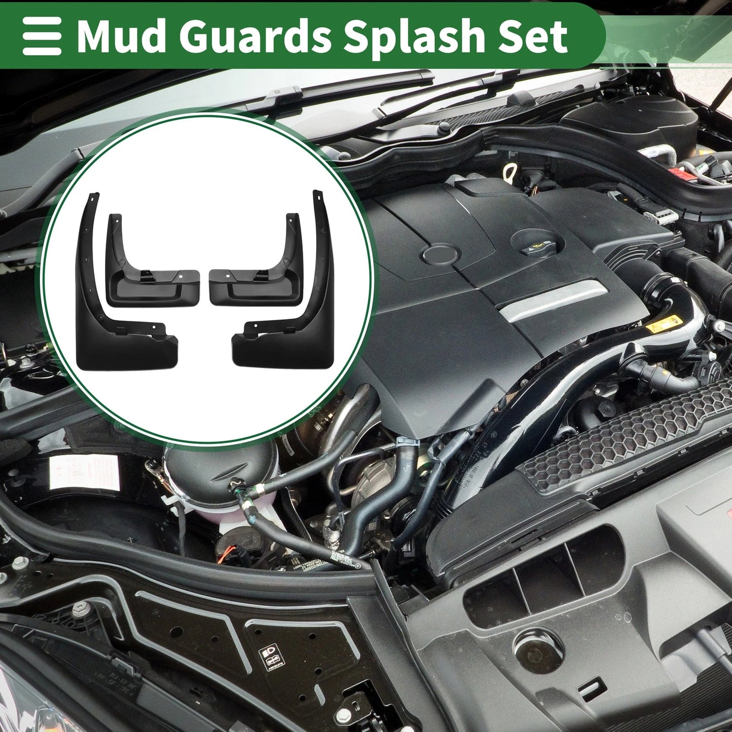 Mud Flaps Splash Guards for Nissan Patrol Y62 (2011-2019)