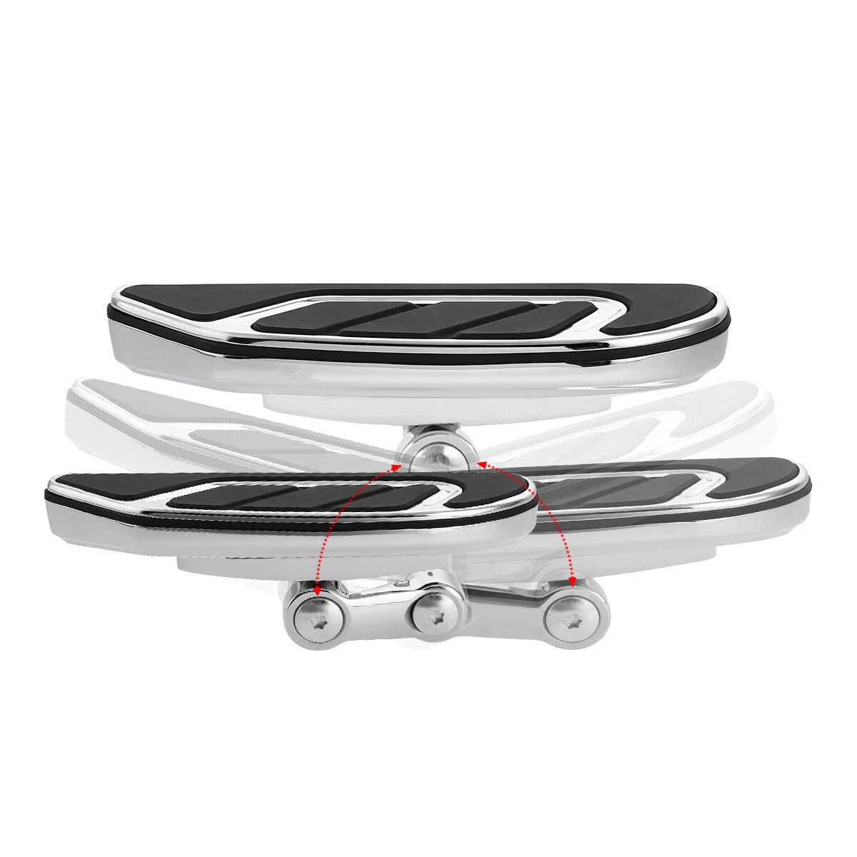 Chrome Rear Passenger Floorboard Bracket for Harley Road King (1993-2025)