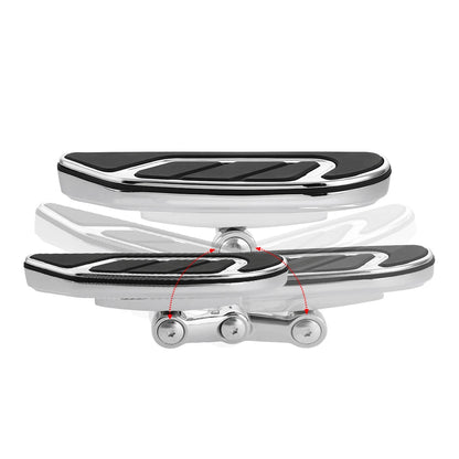 Chrome Rear Passenger Floorboard Bracket for Harley Road King (1993-2025)