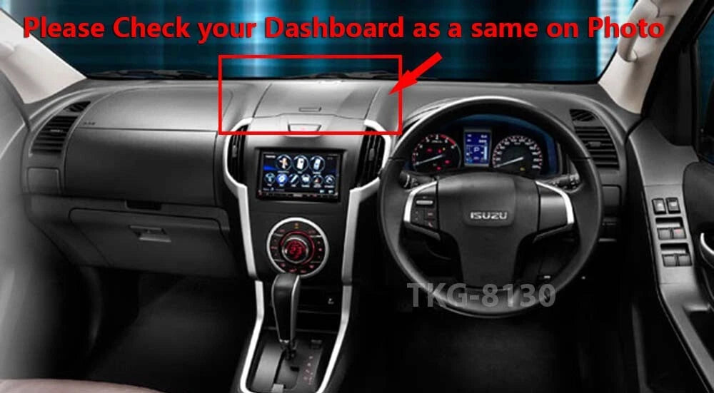Dashboard Mat Cover for Isuzu MU-X 2013-2018 (RHD)
