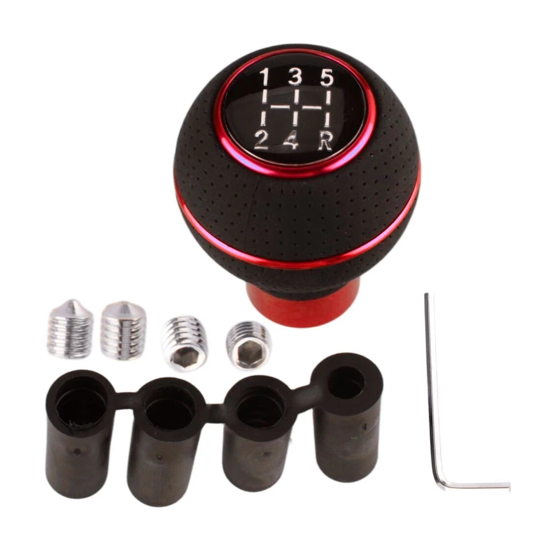 Red Manual Gear Shift Knob