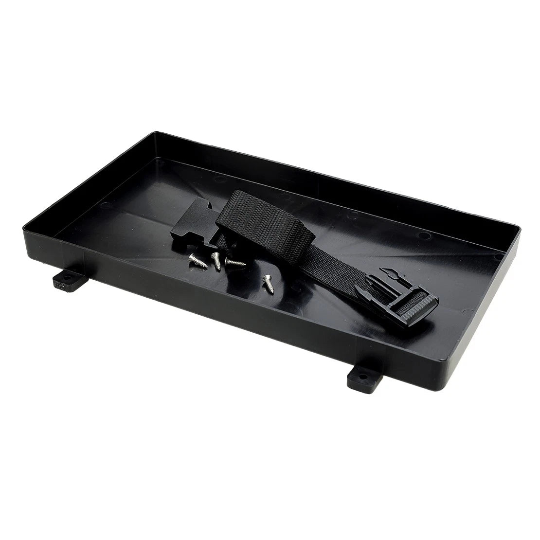 1x Marine Boat Plastic Battery Tray Box with Strap for RV Truck