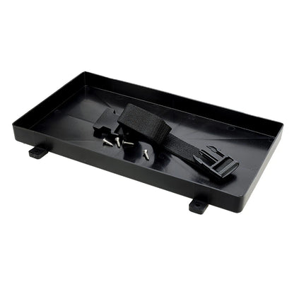 1x Marine Boat Plastic Battery Tray Box with Strap for RV Truck