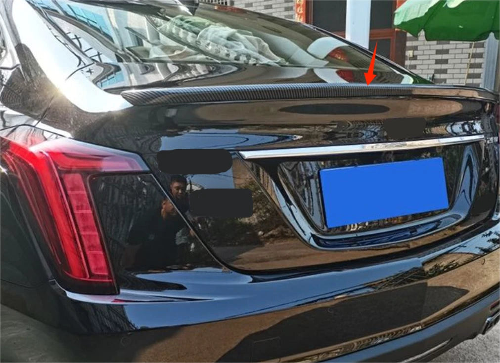 Rear Spoiler Wing Factory Style for Cadillac CT5 Sedan Carbon Fiber (2020-2025)