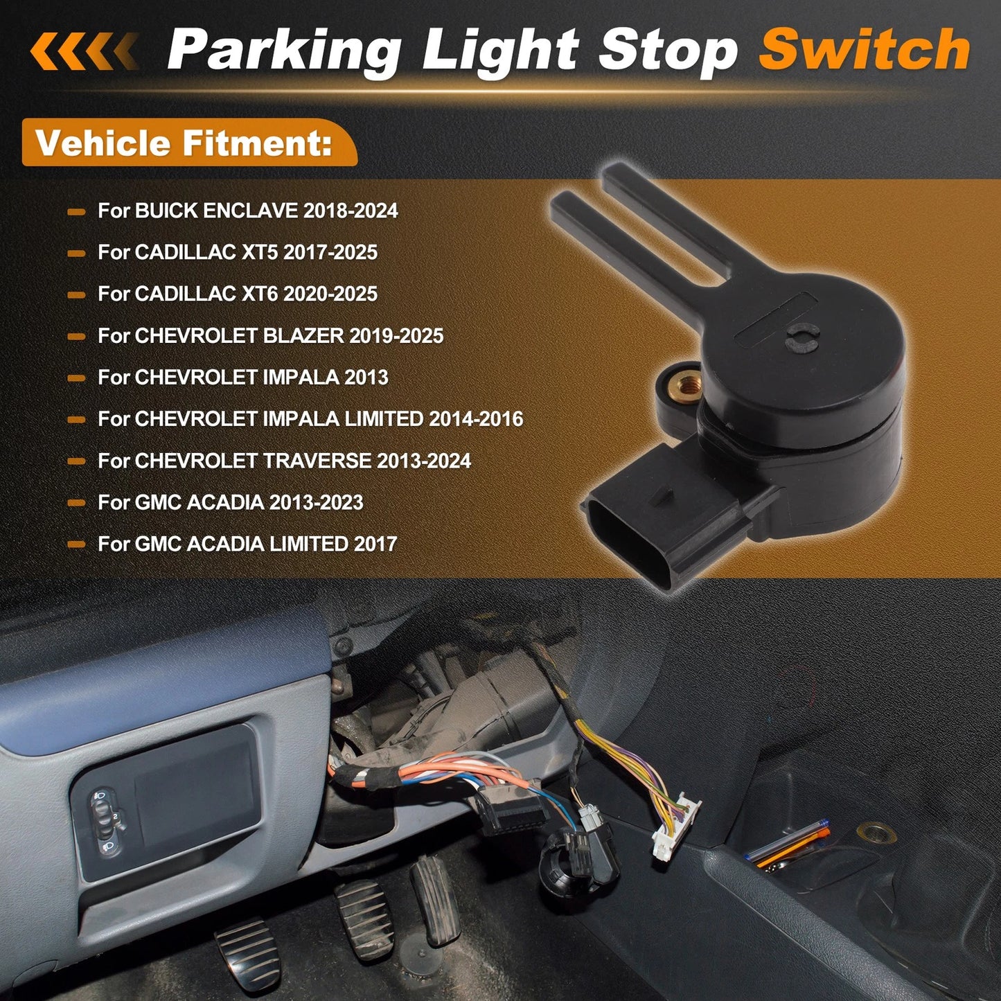 Brake Light Switch 1 pc for BUICK ENCLAVE (2018–2024)
