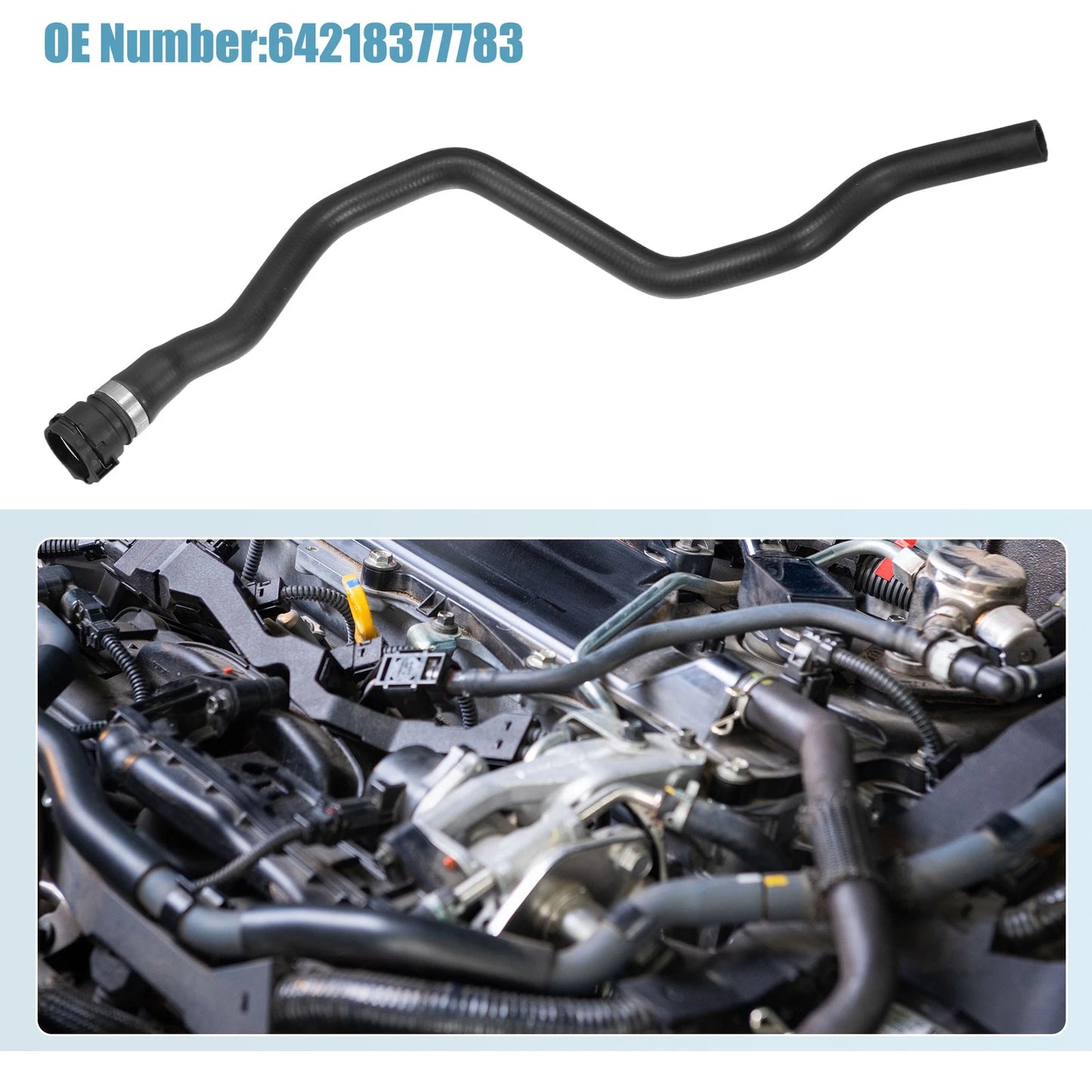 Radiator Coolant Heater Hose for BMW 3 Series Coupe (E46) (2000-2006)