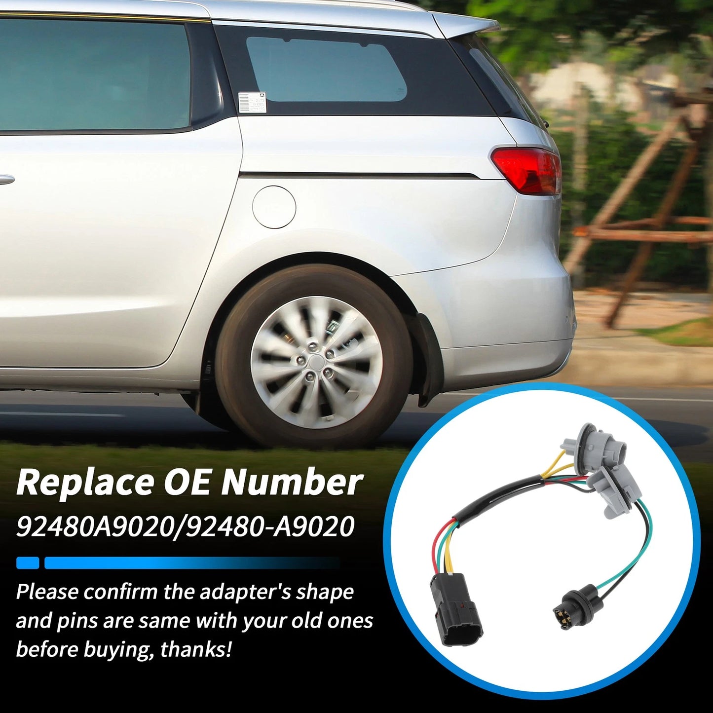 Tail Light Socket Wire Harness for Kia Sedona (2016-2018)